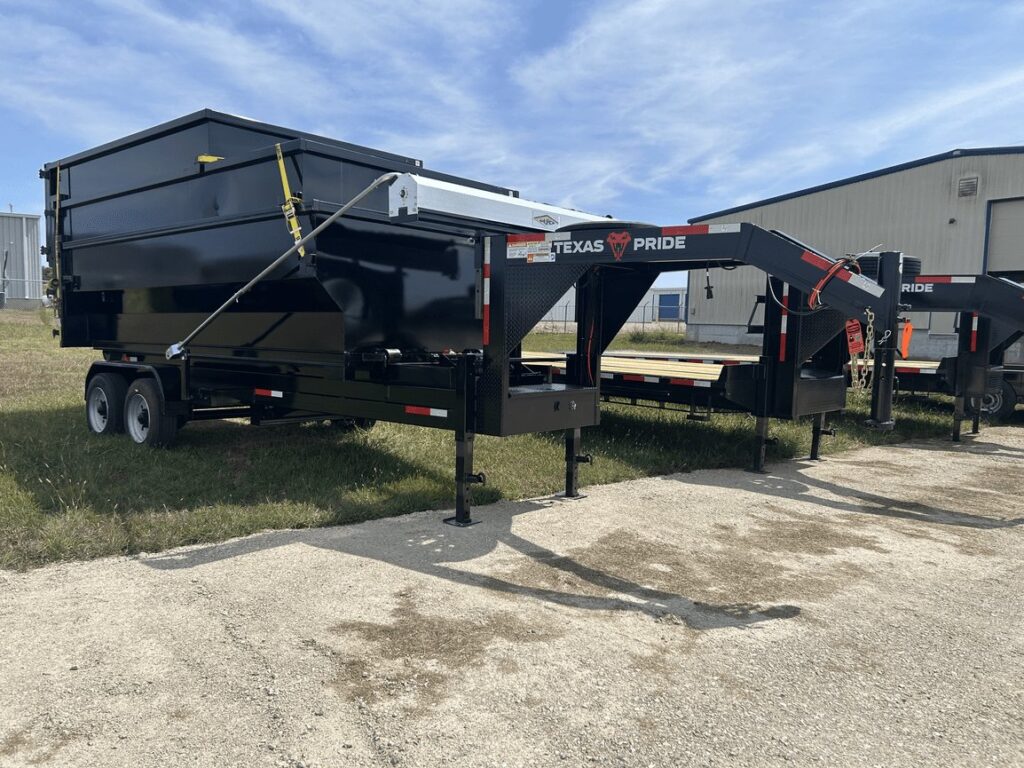 Diamond Dumpsters & Dirtworks equipment trailer